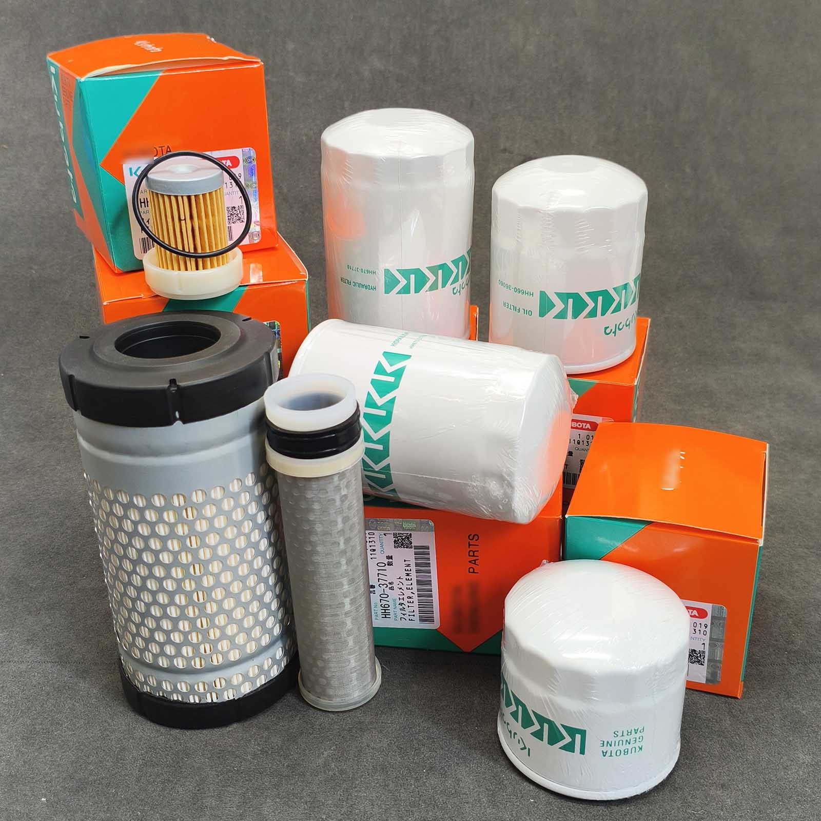 New Maintenance Filter Kit for Kubota B2630 B2650 HSD (with 2 Hydraulic)