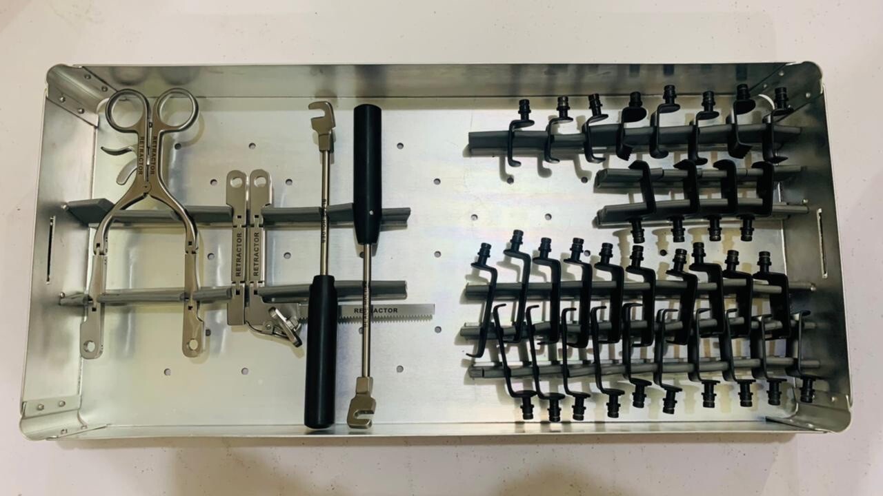 RADIOLUCENT PEEK CERVICAL RETRACTOR SYSTEM (stainless steel)