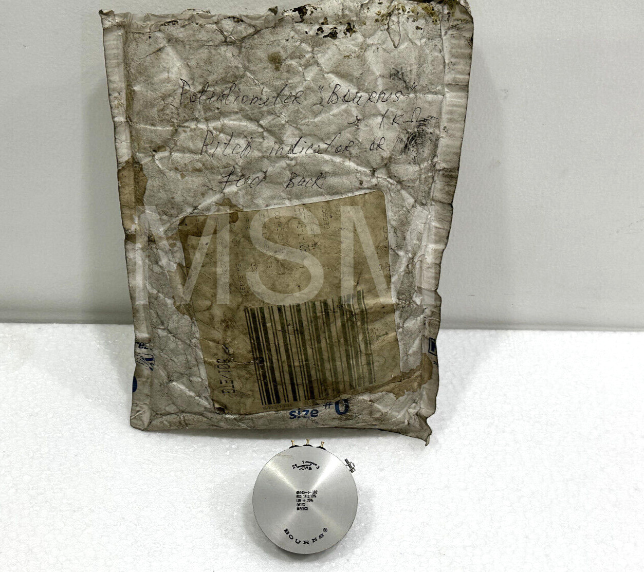 Bourns 6574S-1-102 RES 1K ±10% LIN ± 25% Precision Wire Servo Potentiometer NOS