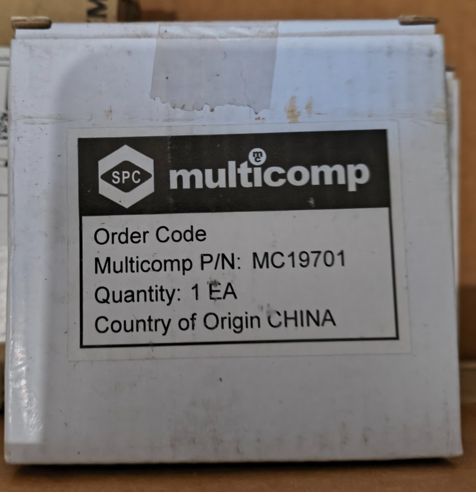 MULTICOMP MC19701 AXIAL FAN Nos Surplus. Lot#ZZ