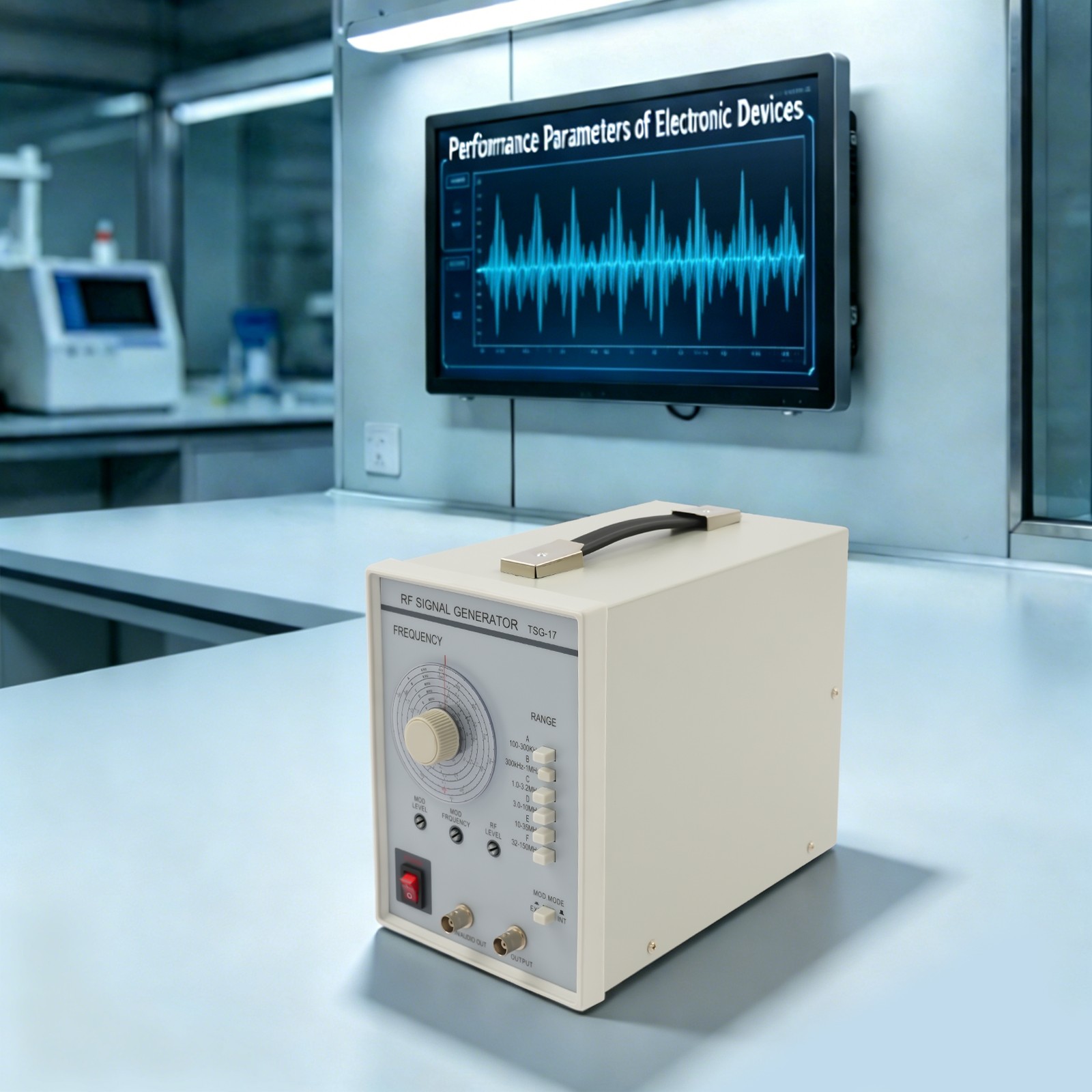 High Frequency 110V RF/AM Radio Frequency Signal Generator TSG-17 100kHz-150MHZ