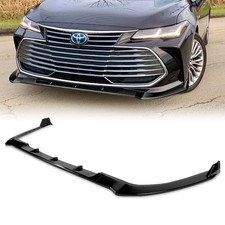 Front Bumper Lip Spoiler ABS Glossy Black for 2019-2021 Toyota Avalon picture