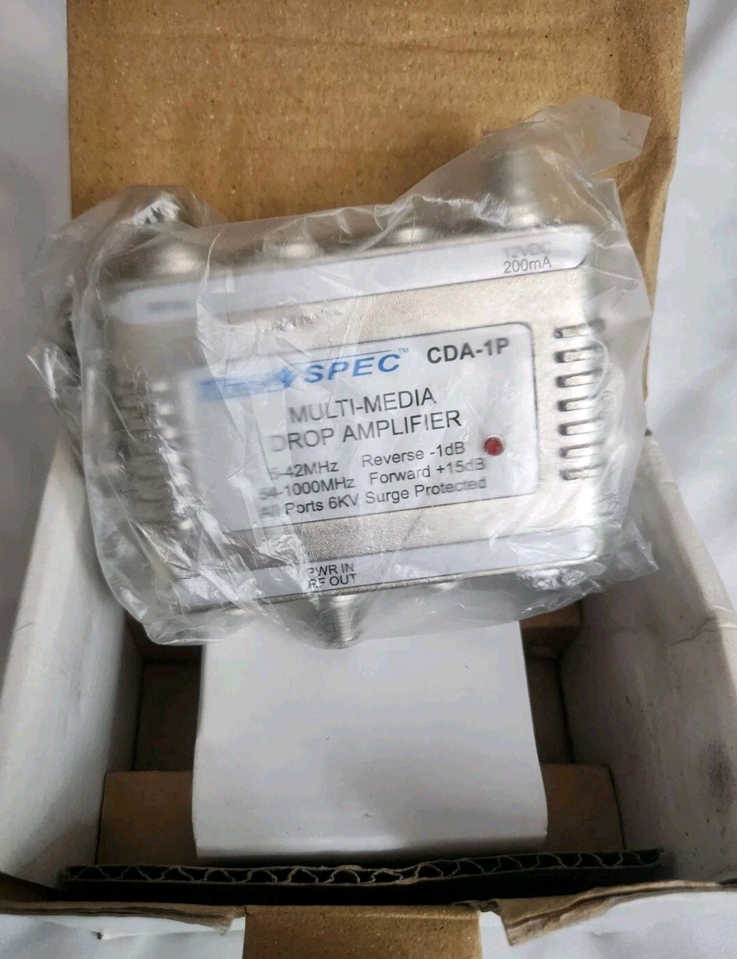 Multi-Media Drop Amplifier TRUSPEC CDA-1P CDA1P Telecom Brand New In Box