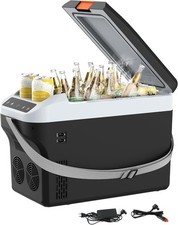 12V Car Refrigerator Cooler Warmer 23 Quart (22L) Portable Electric Car Cooler picture