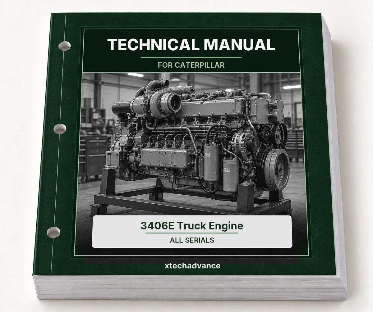 Technical Repair Manual fits Caterpillar 3406E Truck Engine All Serials