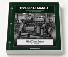 Technical Repair Manual fits Caterpillar 3406E Truck Engine All Serials picture