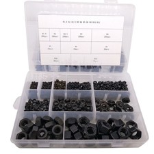 1160pcs Metric Thread Insert Screw Carbon Steel Hex Nut Assortment Kit picture