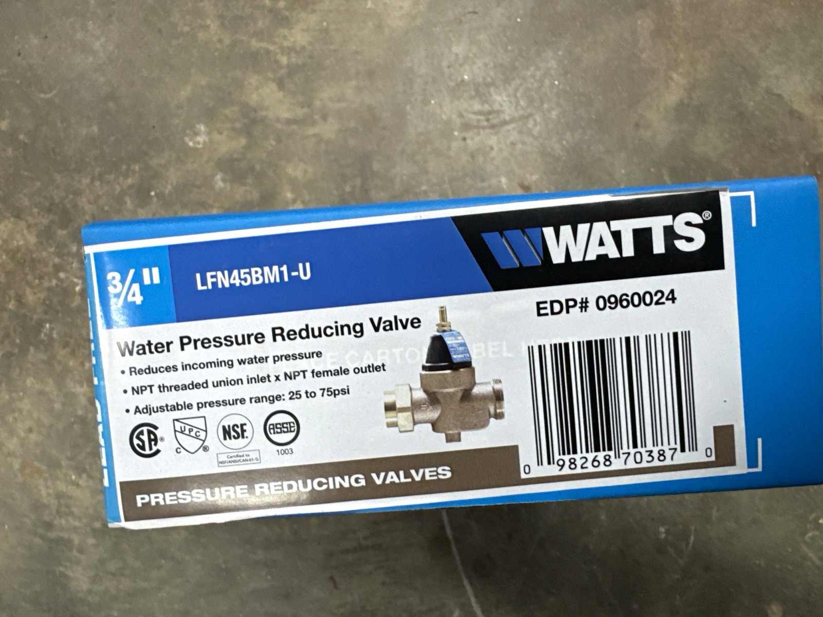 Watts LFN45BM1-U 3/4 Watts LFN45BM1-U 3/4