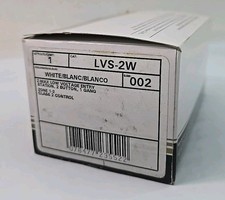 Leviton  LVS-2W Low-Voltage Pushbutton Station 1-Gang 2 Button-On/Off White picture