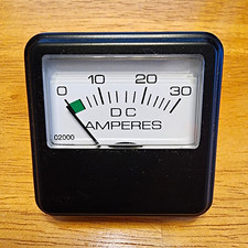 Prime Analog Panel Meter DC Amperes Ammeter 0-30A Model/MPN GH2 02000 picture