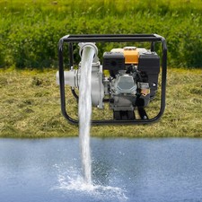 7.5 HP 3 Inch Gas Power Semi-Trash Water Pump High Pressure Garden Irrigation picture