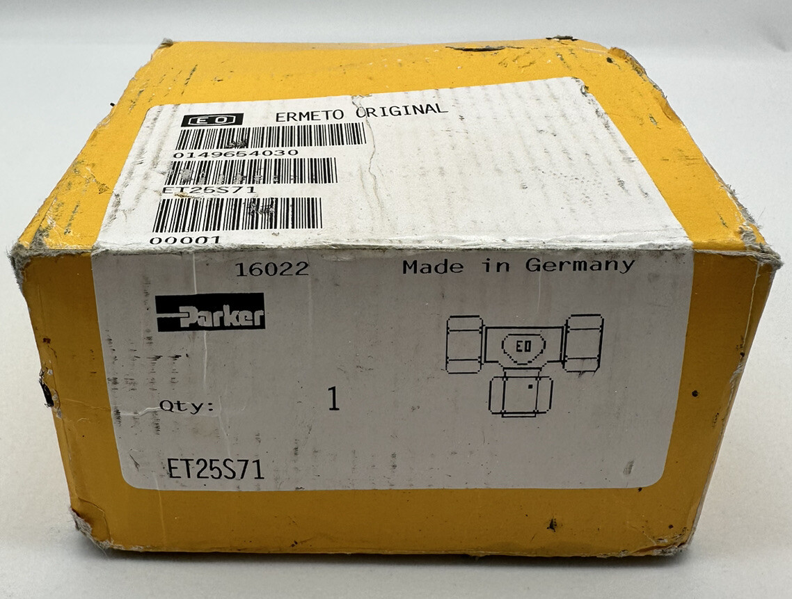 Parker Ermeto original ET25S71 Swivel nut branch tee 25S cone end