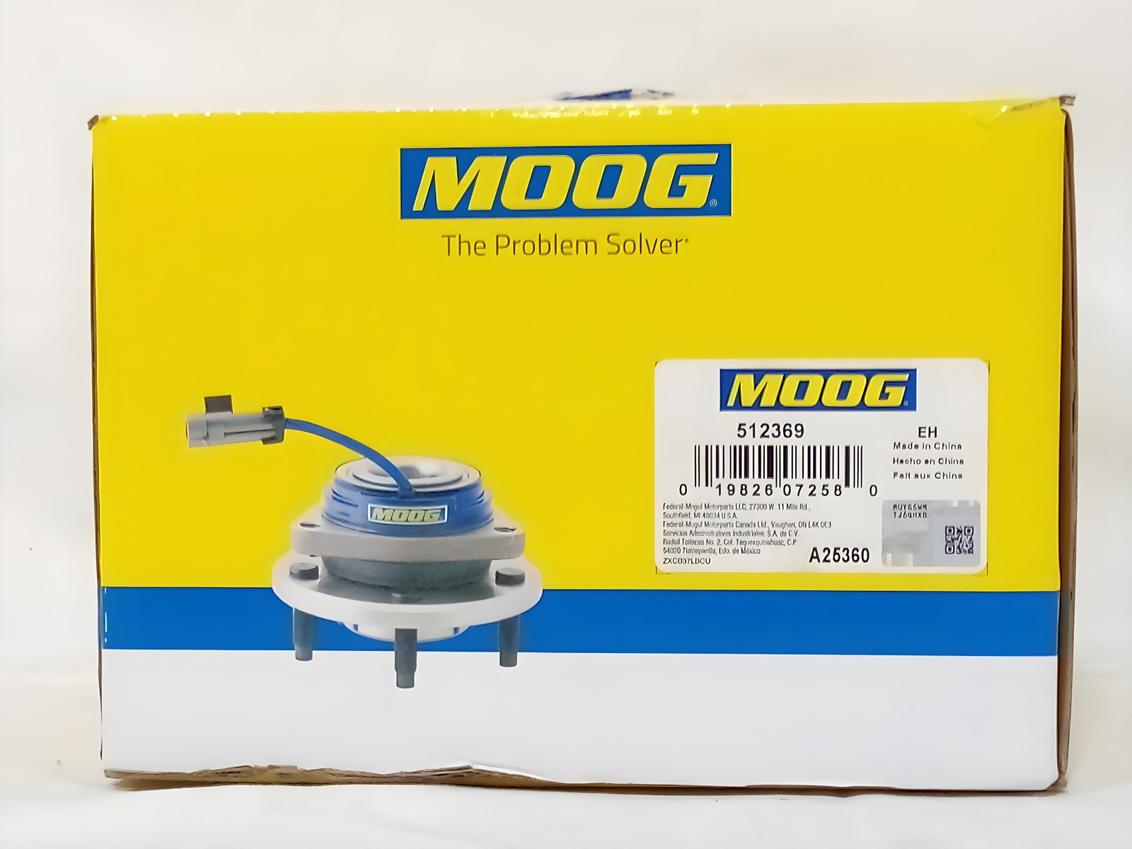 MOOG 512369 Rear Wheel Bearing and Hub Assembly