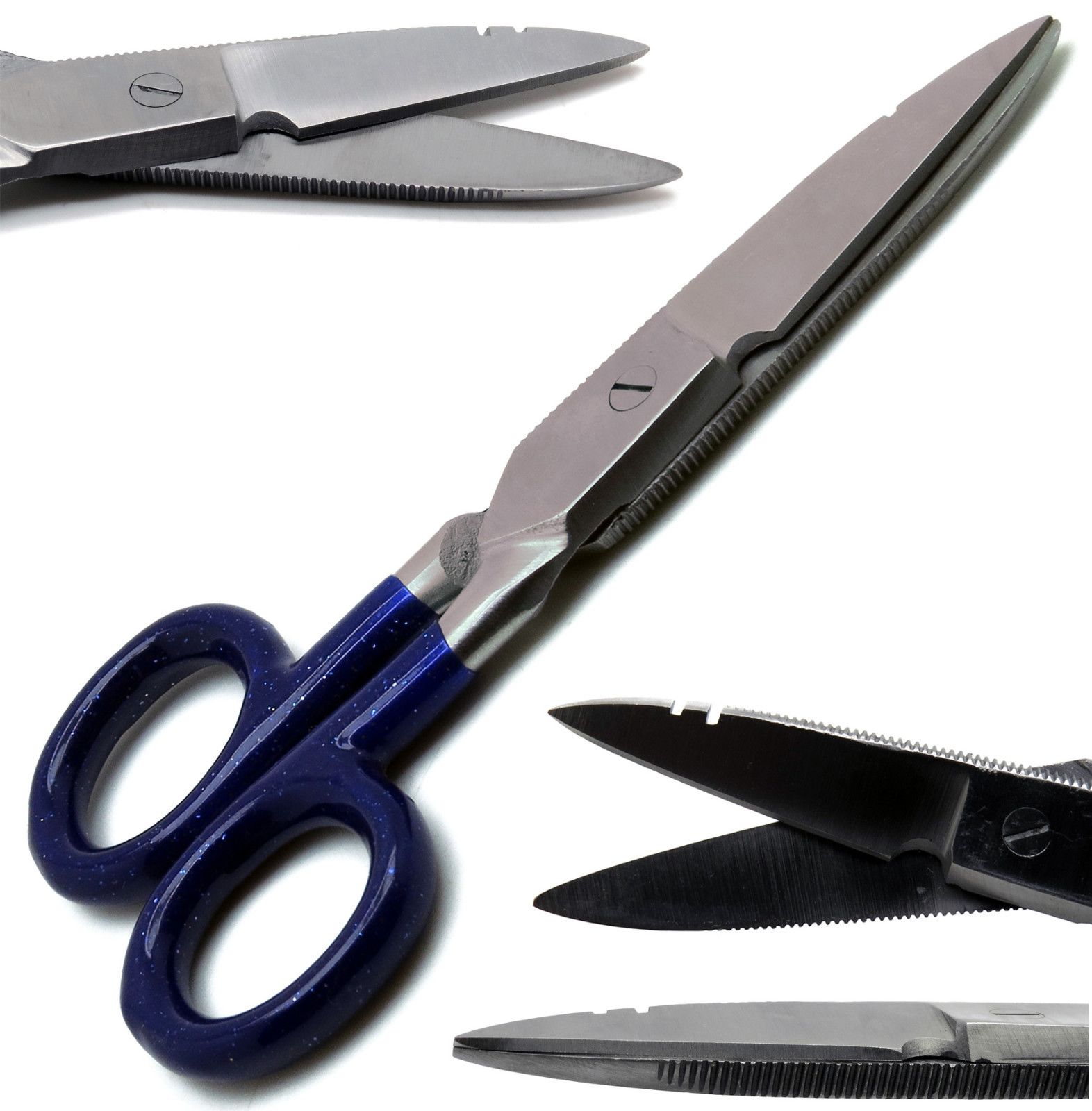Multi-Purpose Electrician Blue Scissors 5.25\