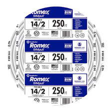 Southwire 250-ft 14 / 2 Romex Romex Solid CU NM-B Individual pack picture