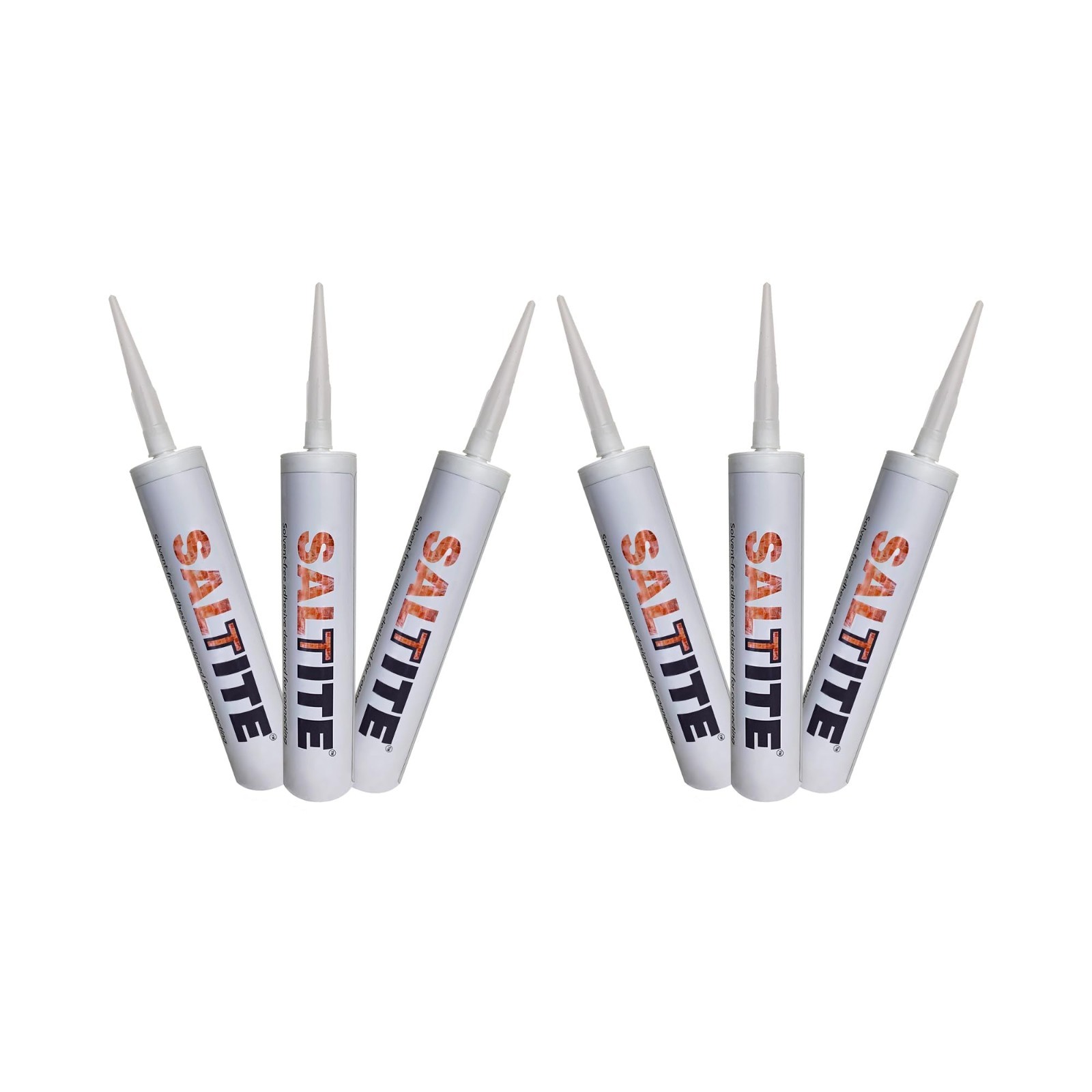Salt Glue, Himalayan Salt Adhesive Sealant for Joining Salt Bricks Tiles, 6 pcs