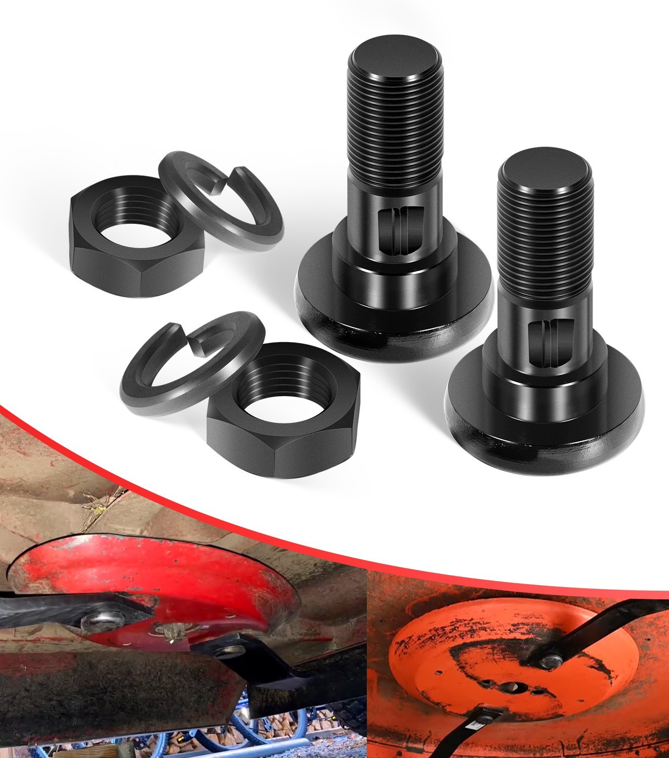 63607 Replacement for Bush Hog Rotary Cutter Blade Bolt Kit Code 7919, 252BH 63607 Replacement for Bush Hog Rotary Cutter Blade Bolt Kit Code 7919, 252BH
