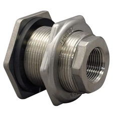 BANJO TF200SS Bulkhead Tank Fitting,EPDM,2 5/8
