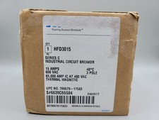 New Eaton HFD3015 15 Amp 600 VAC 3 Pole 65k Industrial Circuit Breaker picture