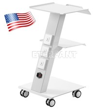 3 Layers Dental Medical Tool Cart Trolley Mobile Instrument with Built-in Socket picture