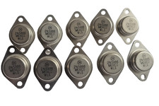 2N5886 NPN Silicon Transistor 80V / 25A /  TO-3 New 10 Pack picture