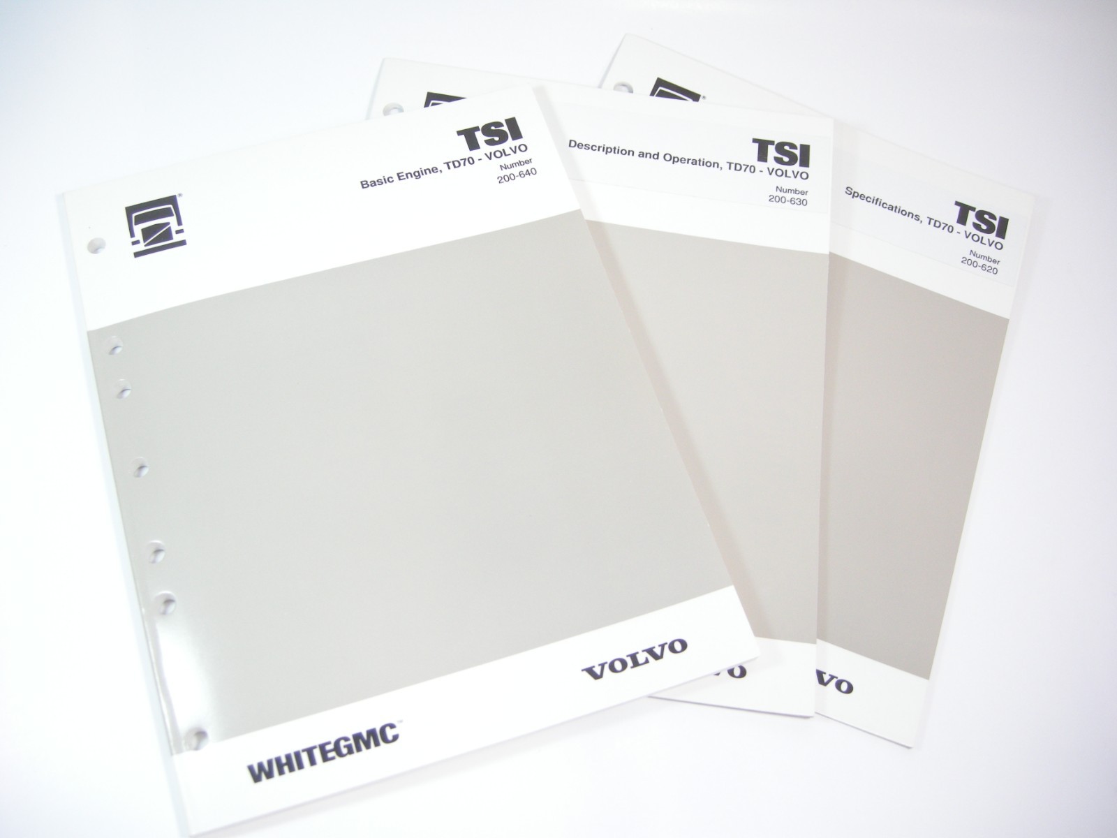 VOLVO TD70 Truck and Construction Engine Service Workshop Repair Shop Manual Set