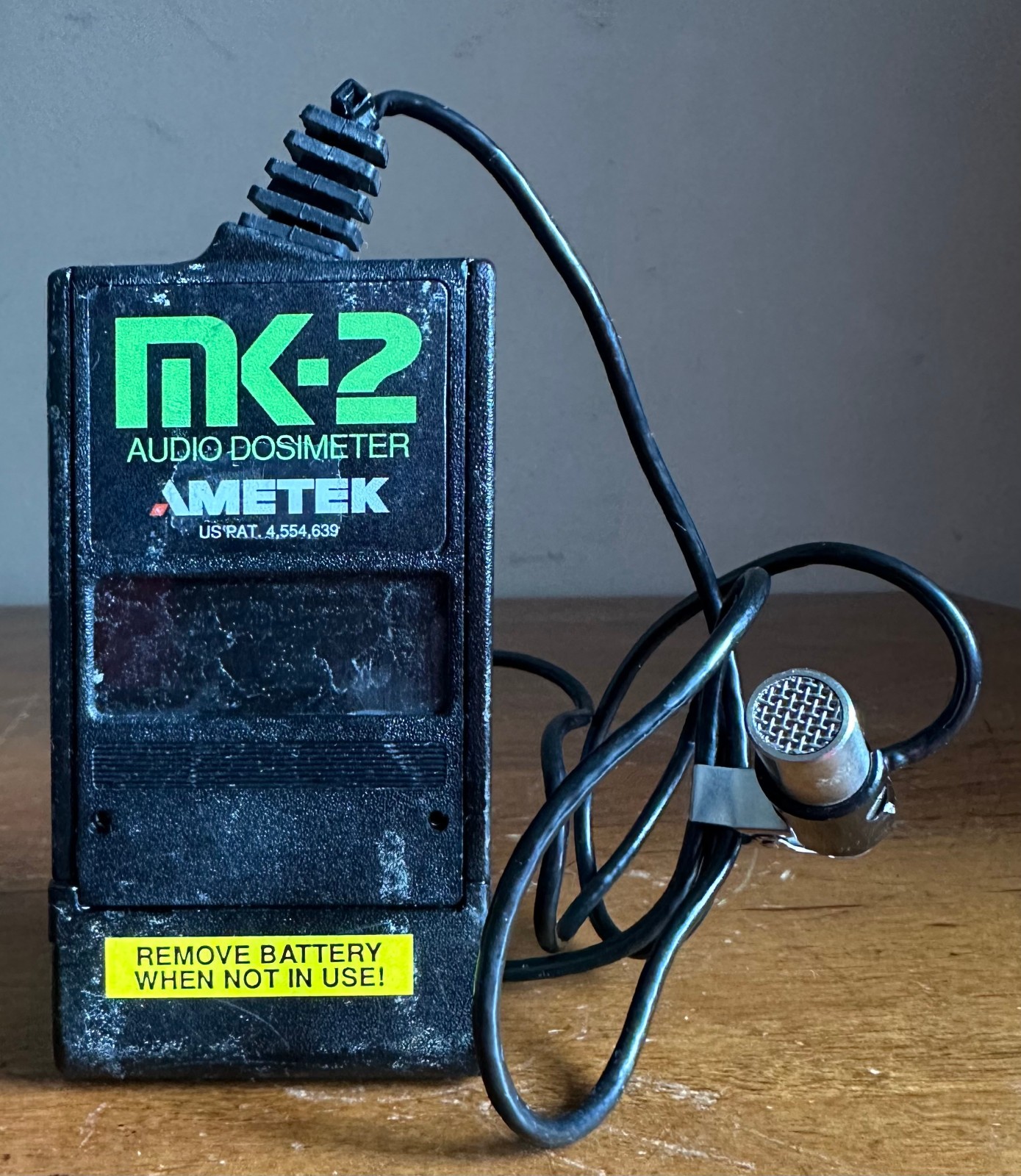 Ametek Model MK-2 Audio Dosimeter Decibel Noise Sound Monitor