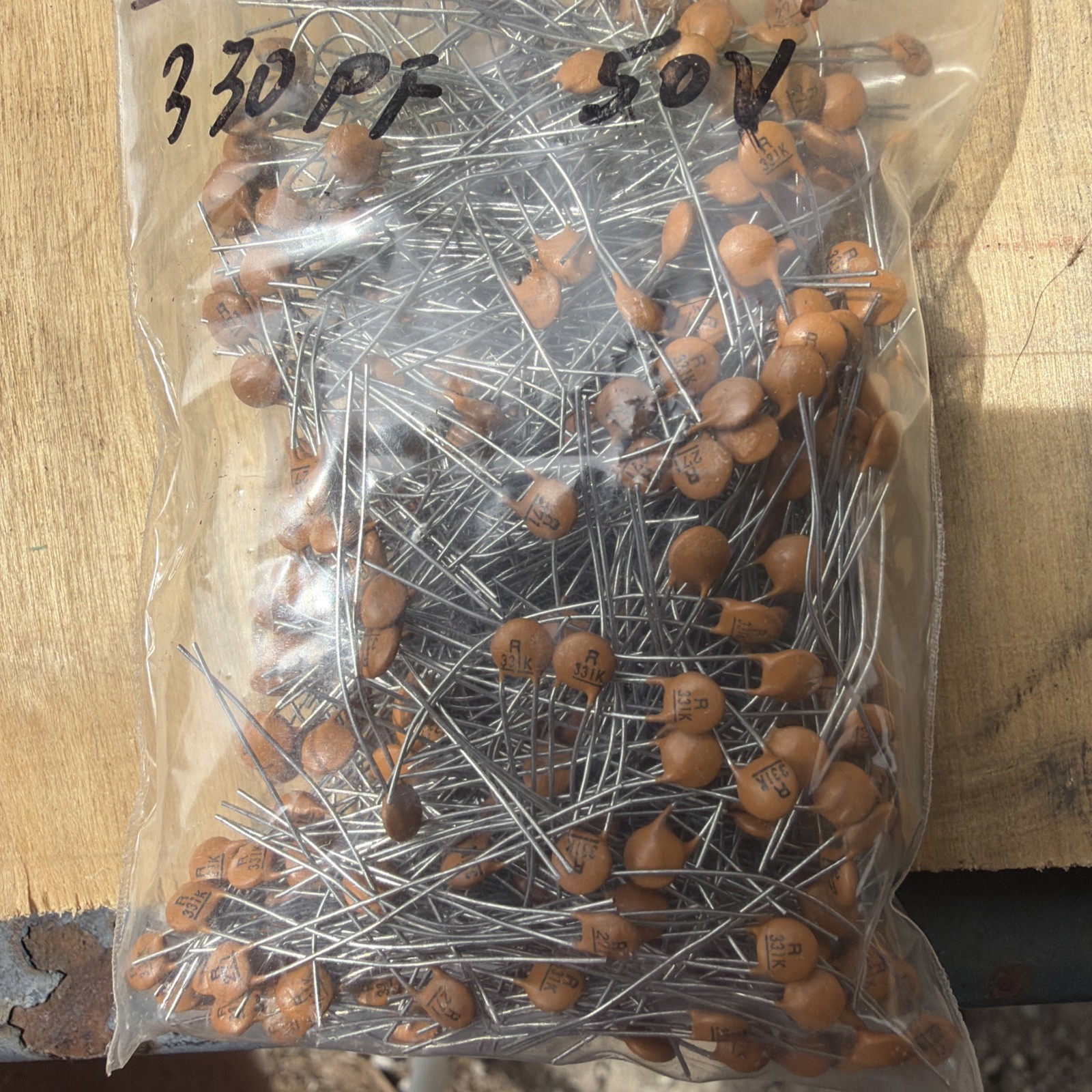 Big Group Lot Of New 330pF  Ceramic Disc Capacitor 50v Your Buying All Shown