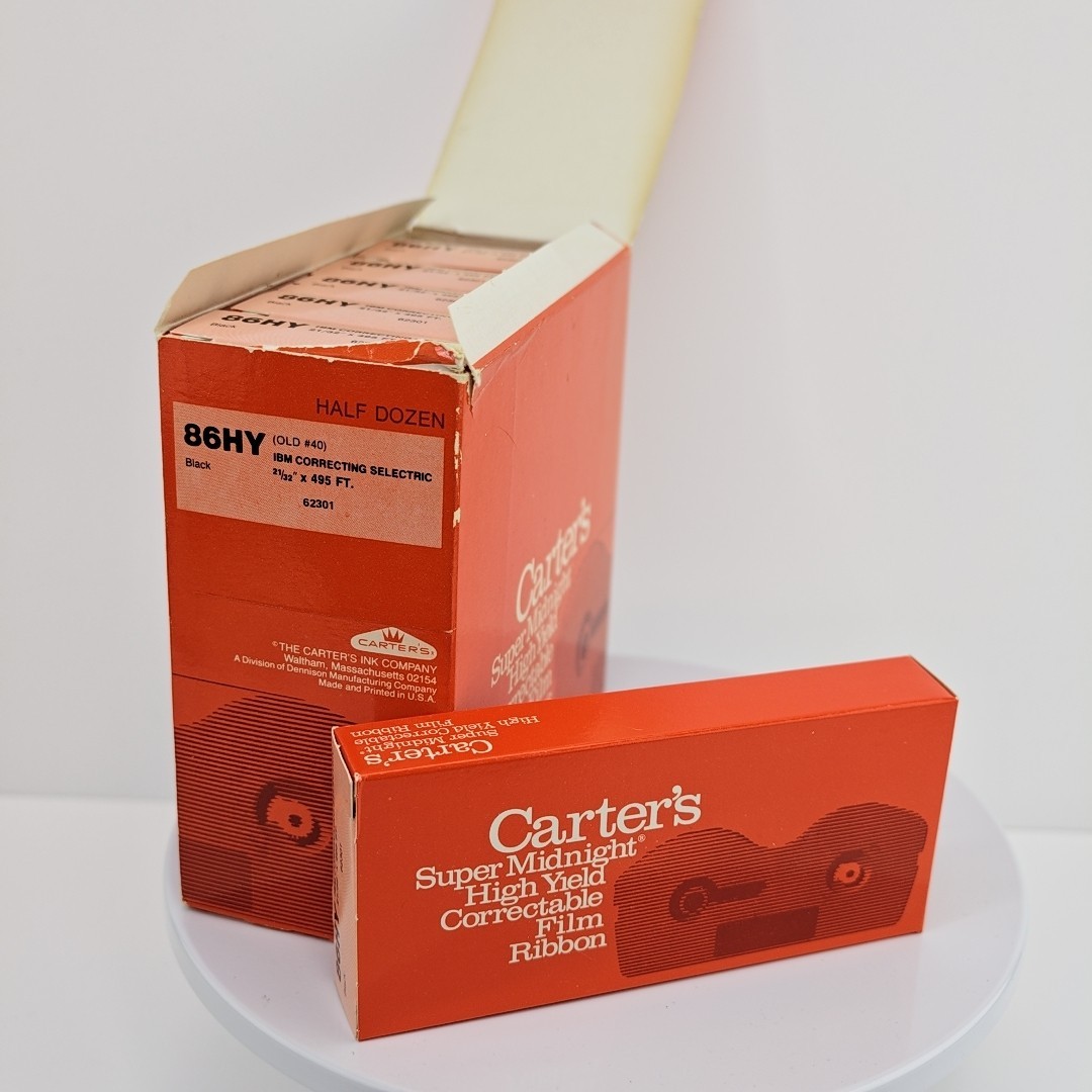 Box 6 - Vintage Carter’s IBM High Yield Correctable Film SUPER MIDNIGHT 86HY