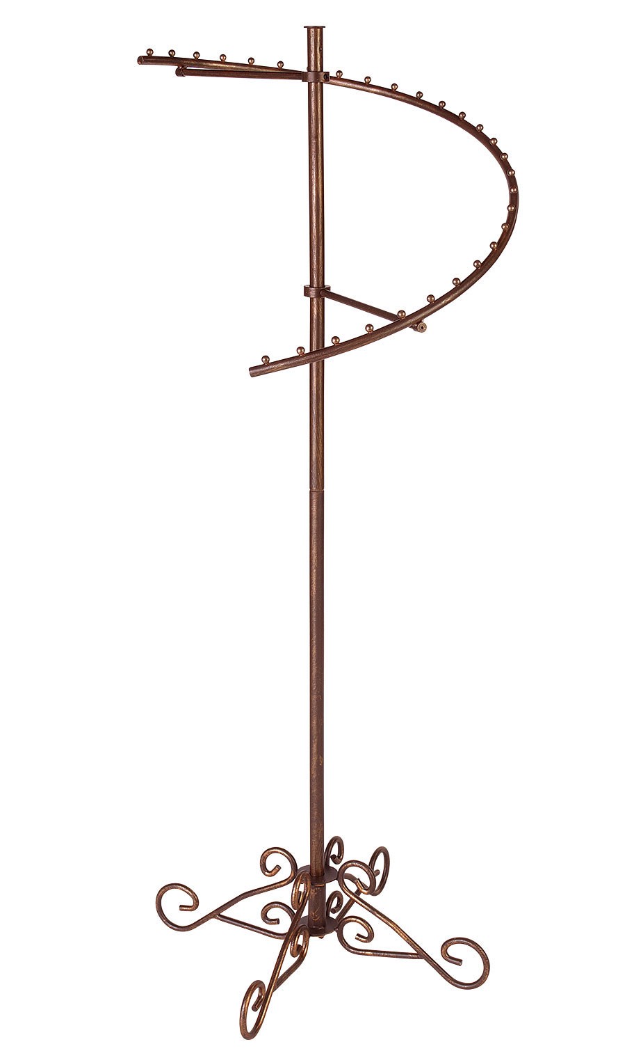 SSWBasics Sleek Cobblestone Spiral Clothing Rack - 63\