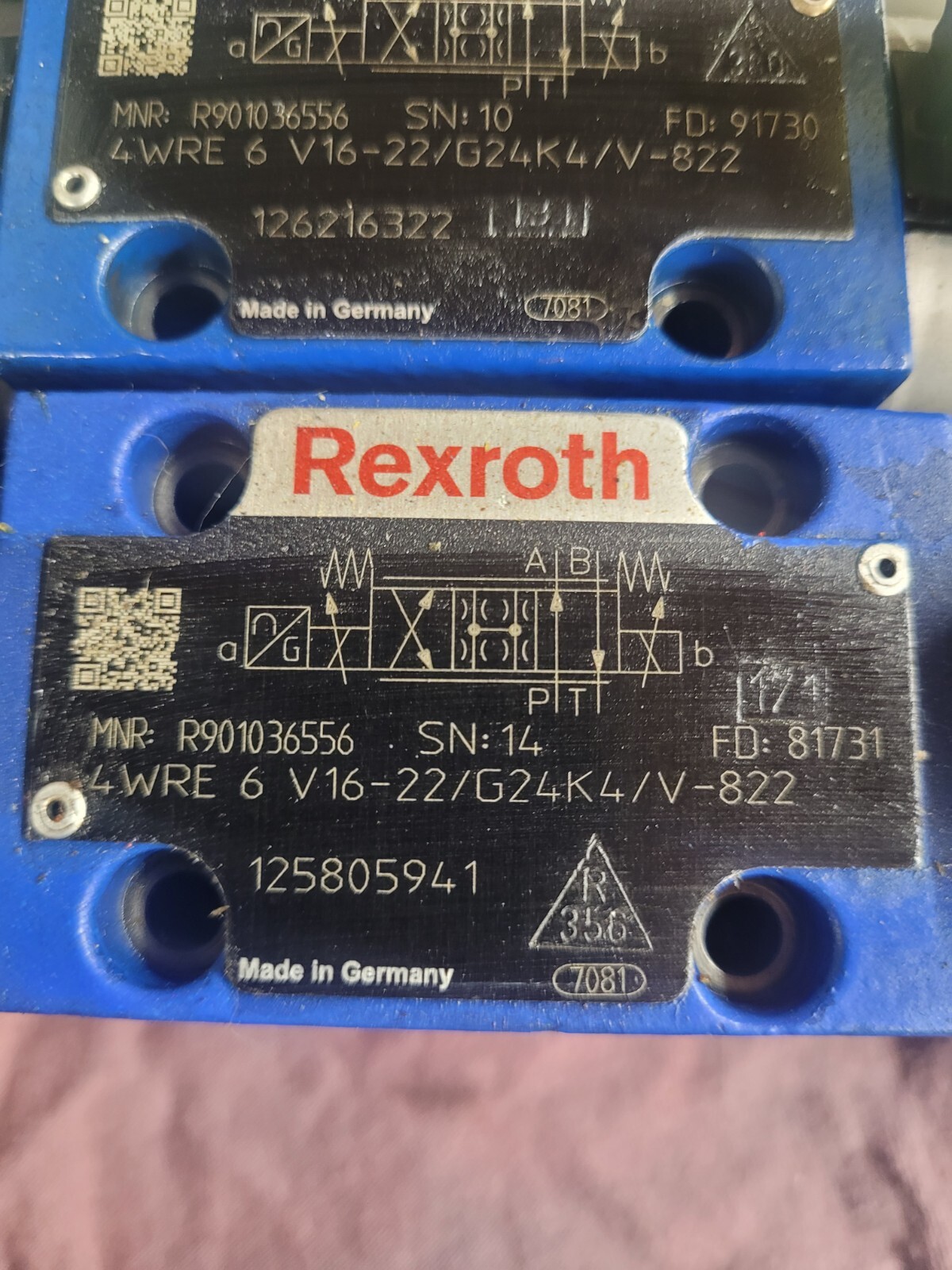 REXROTH MRN R901036556 HYDRAULIC VALVE-USED