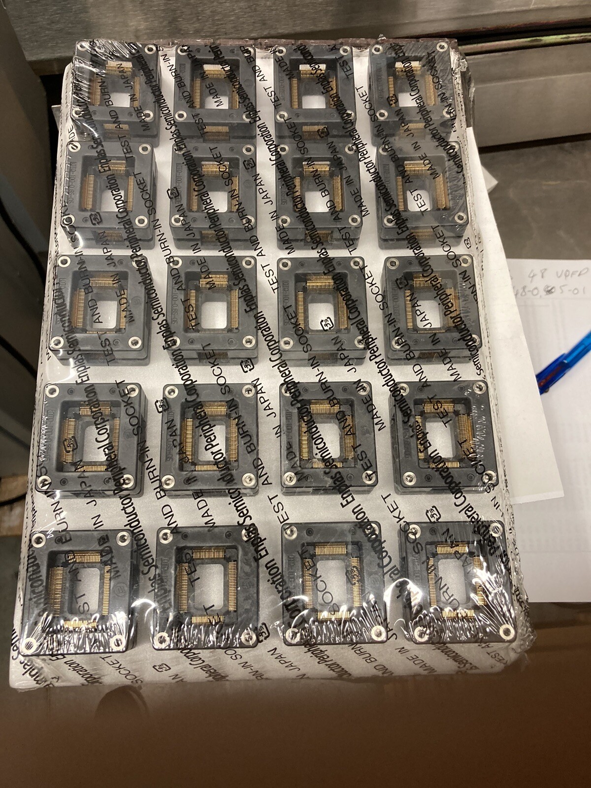 Enplas OTQ-100-0.65-05 Burn-In Socket QFP100 Pin QTY:10