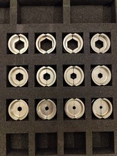(12pcs.) KTS Crimping U-DIES Aluminum & Copper Bunrdy PAT Greenlee Gator DeWalt  picture