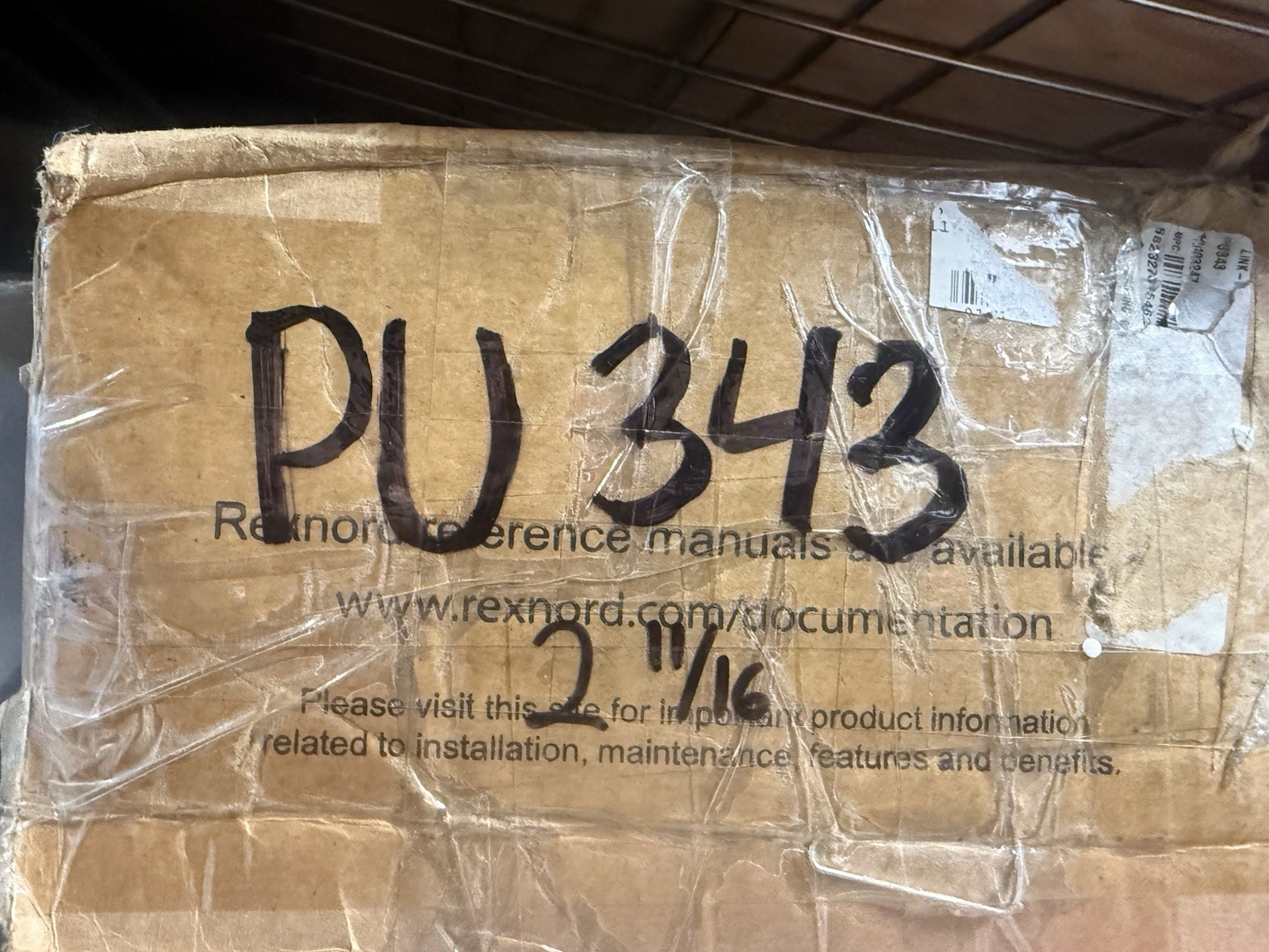 Rexnord Link Belt PU343 Heavy Duty Pillow Block Bearing 2-11/16” REX