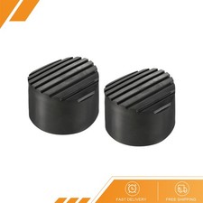 2 x Ladder Non-Slip Feet Mat 76mm ID Rubber Round Telescopic Ladder Pad Cover picture