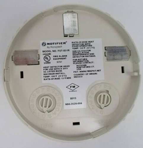 NOTIFIER FST-851R INTELIGENT PLUG-IN HEAT DETECTOR USA STOCK NOTIFIER FST-851R INTELIGENT PLUG-IN HEAT DETECTOR USA STOCK