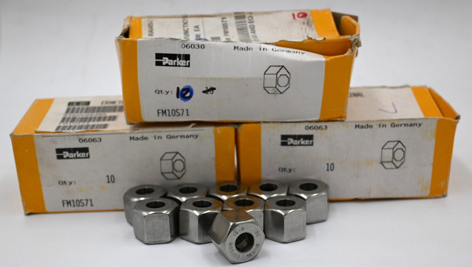PARKER ERMETO FM10S71 TUBE FITTING NUT - BOX OF 10PCS PARKER ERMETO FM10S71 TUBE FITTING NUT - BOX OF 10PCS