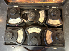 Columbia Electric Tong Test Ammeter Set in Case  Amp Probe 6 Meters picture