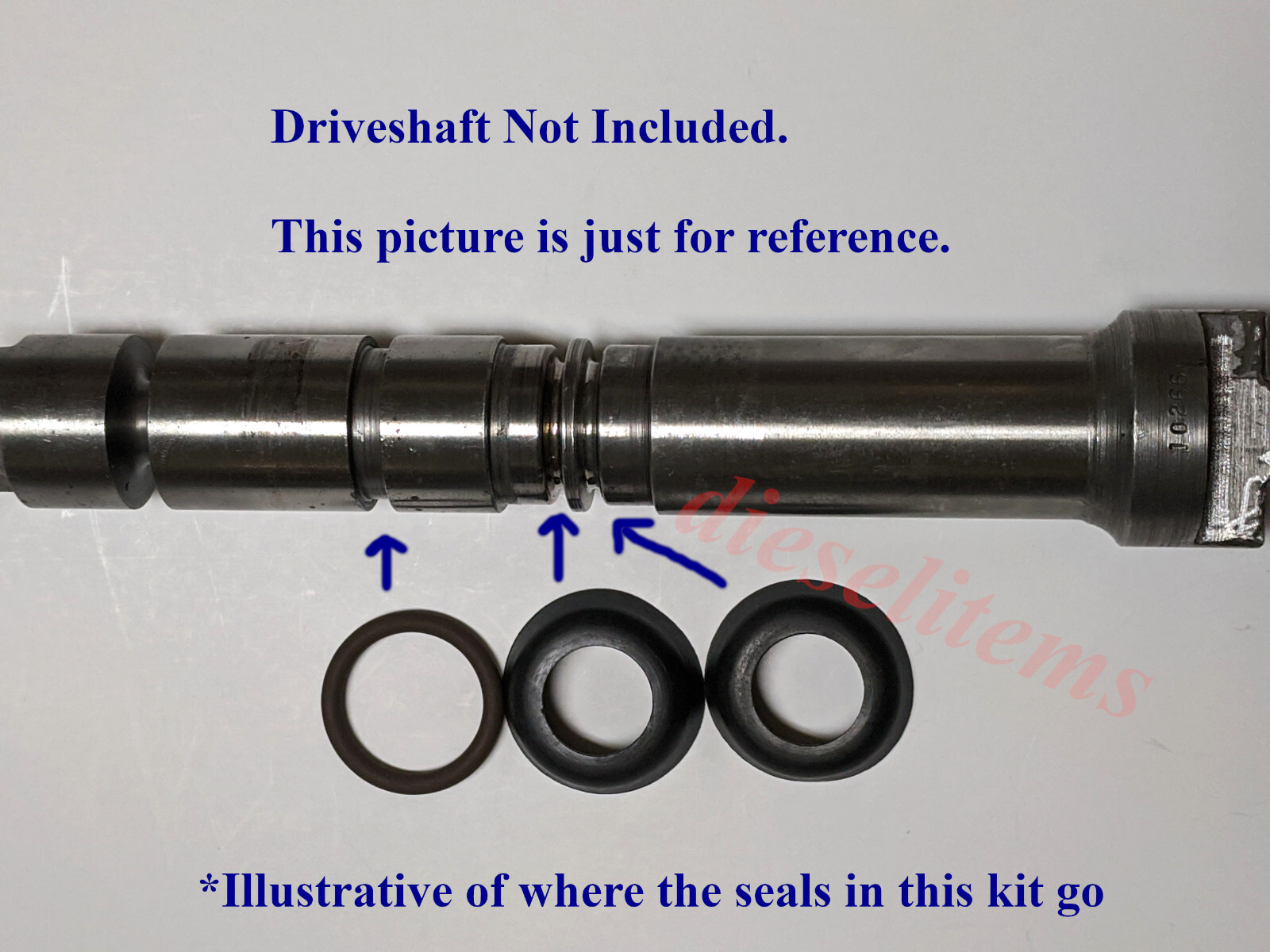 Drive seals 10453 and O-ring for some John Deere Stanadyne / Roosa Master pumps