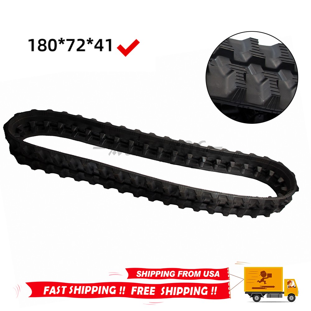 180x72x41 Heavy Duty Rubber Track For AGT CBT23 CRT23 Mini Skid Steer