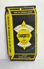 VINTAGE, SAKRETE SANDMIX OR CONCRETE MIX CALCULATOR picture