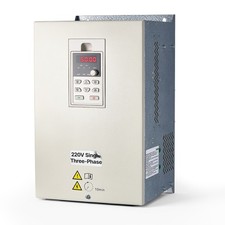 VEVOR 20HP 15KW 68.5A VFD, Single/3-Phase 220V Input to 3-Phase 220V Output picture