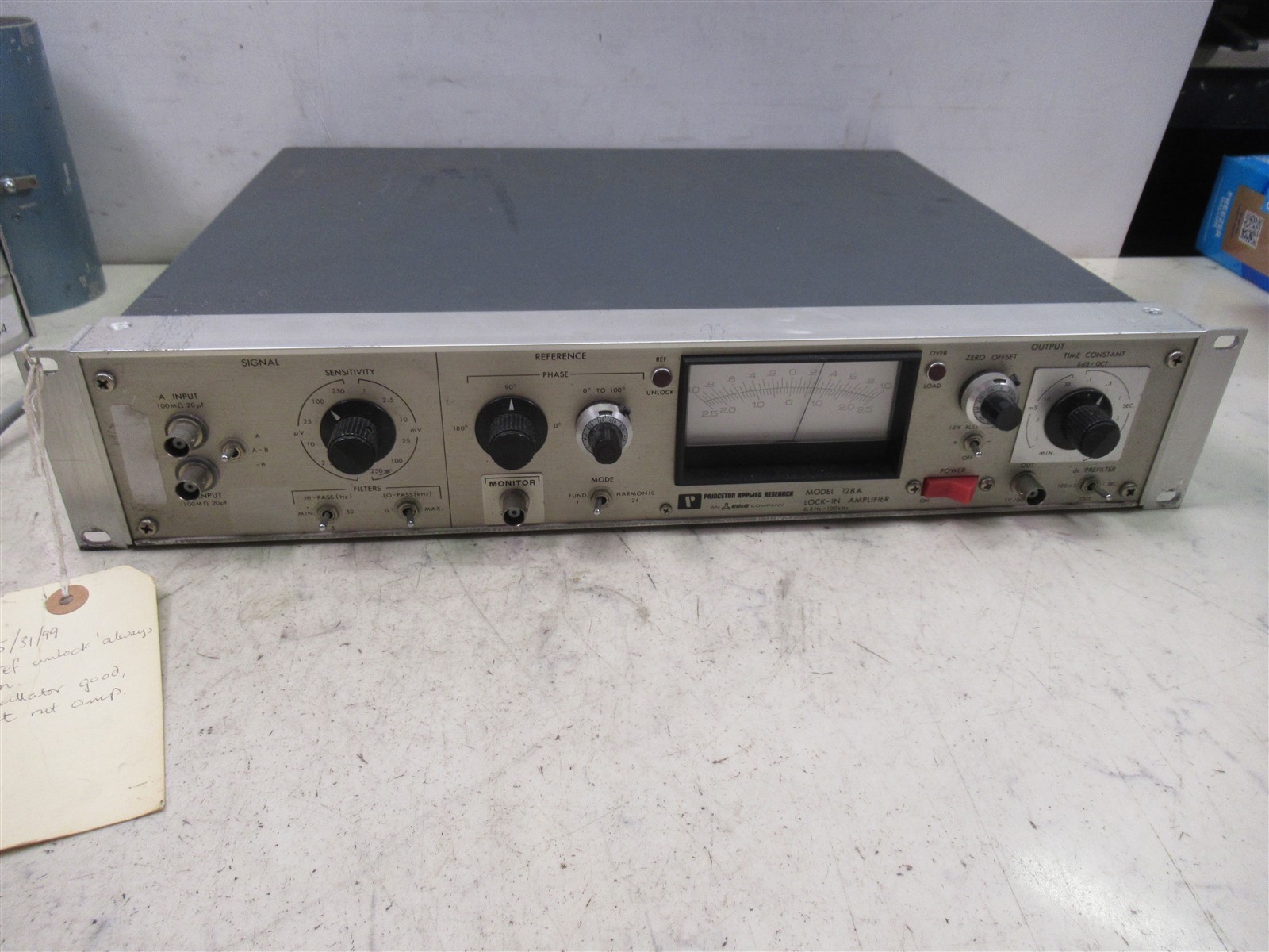 EG&G Princeton Applied Research 128A Lock-In Amplifier 0.5Hz-100kHz PARC Lab 