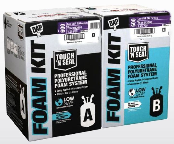 DAP Touch N Seal 600 BF Low GWP Spray Foam Insulation Kit 1.75 Closed Cell 