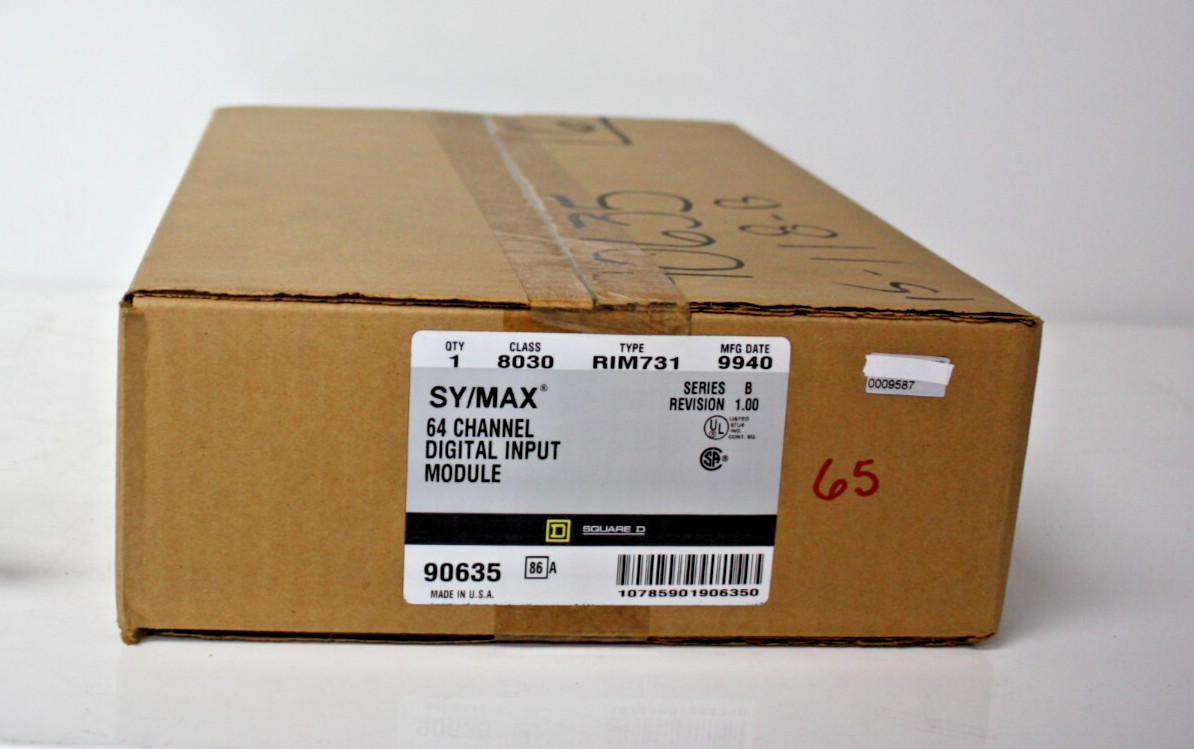 NEW Square D Symax - 8030 RIM731 -Sy/Max PLC Warranty Item # 87