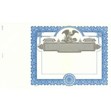 Goes 532-1/2 Blank Certificate, Award or Membership Certificate Form, 8-1/2 x 15 picture