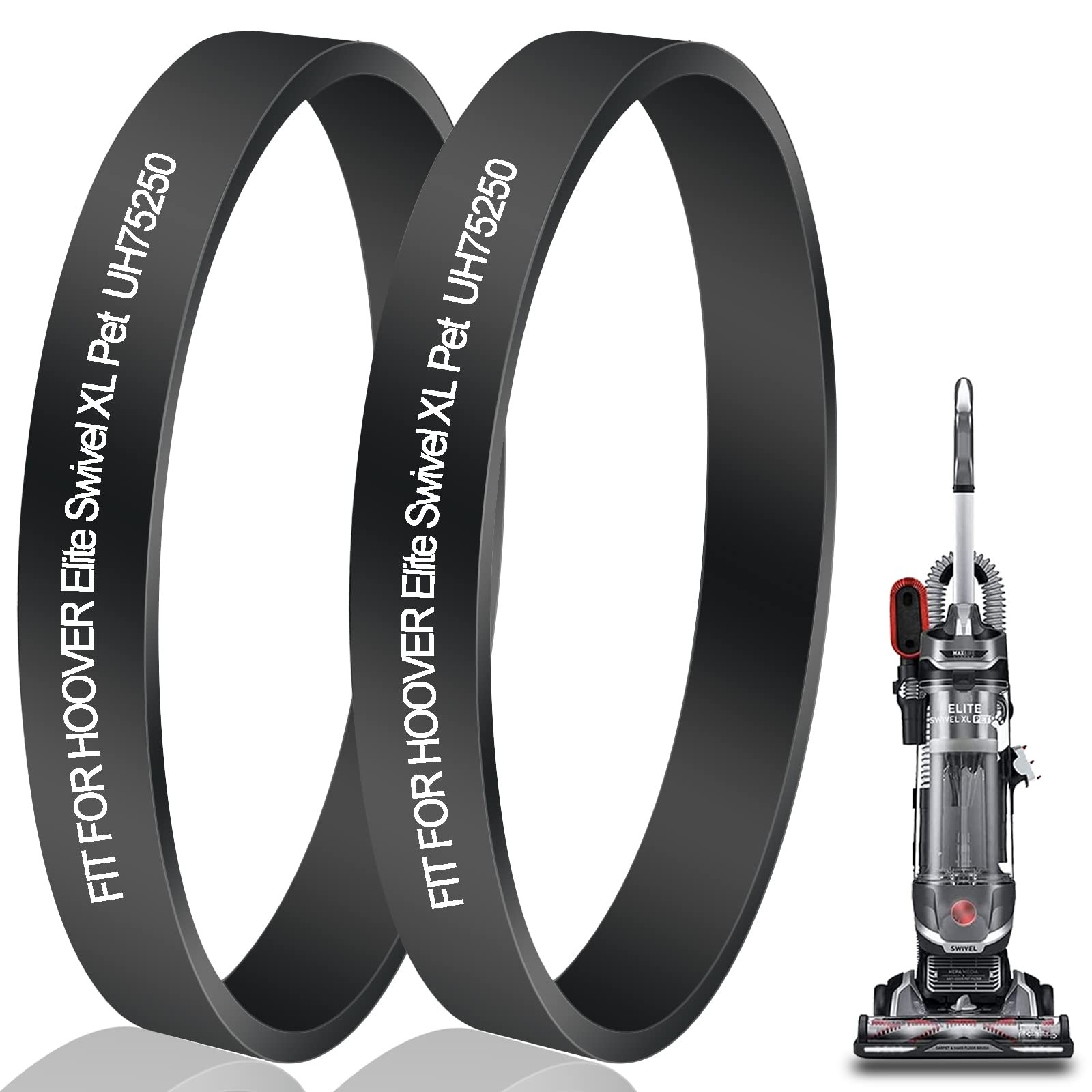 Vacuum Belts Replacement for Hoover High Performance Cleaner Black Vacuum Belts Replacement for Hoover High Performance Cleaner Black