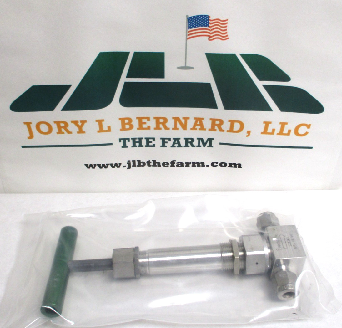 SWAGELOK, SS-4UW, SST SECONDARY PACKED BELLOWS SEALED VALVE, 1/4\