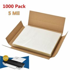 1000 Qty Letter Size Laminator Thermal Laminating Pouches - 9 X 11.5 Sheet 5 Mil picture