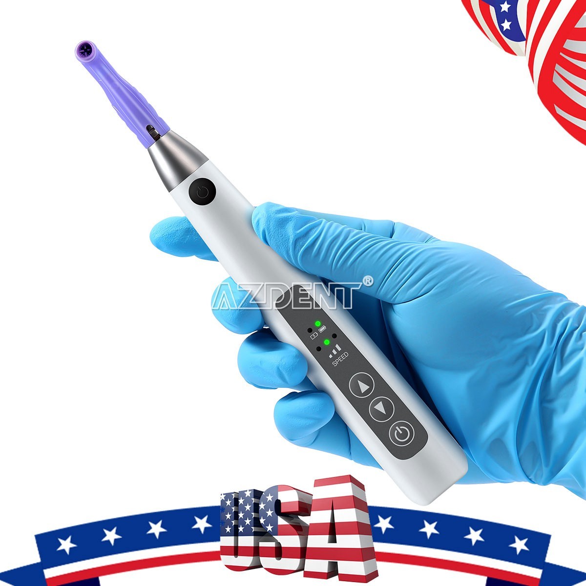 AZDENT Dental Cordless Electric Hygiene Prophy Polishing Handpiece 360° Swivel